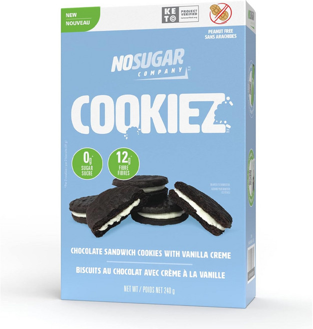 무설탕 오레오스타일 쿠키 240g 식이섬유 키토 쿠키, 1개