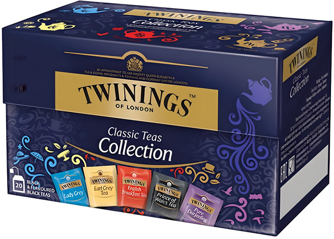 트와이닝 클래식 차 컬렉션 티백, 2g, 20개입, 1개