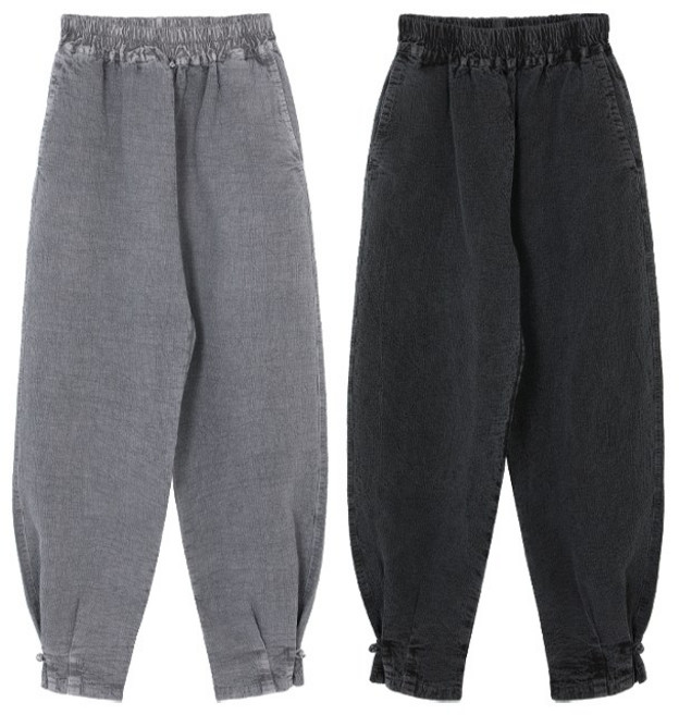 도비 매듭 여자 밴딩 바지