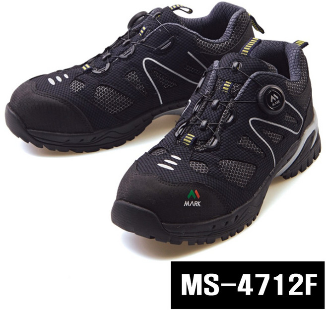 티뷰크 마크 MS-4712F 다이얼 통기성메쉬 안전화 근무화 작업화 기능화 현장화