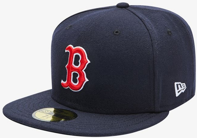 NEW ERA MLB 어센틱 보스턴 레드삭스 피티드캡 게임 네이비 377895