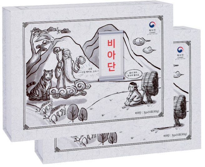 비아단 [특허권 획득] 활력증진 지구력 향상 [공식인증된 남성활력제] 호로파 산수유 구기자 오미자 토사자 익지인 인삼 숙지황 계피 생강 산삼배양근 아연 아르기닌 함유, 90g, 2박스