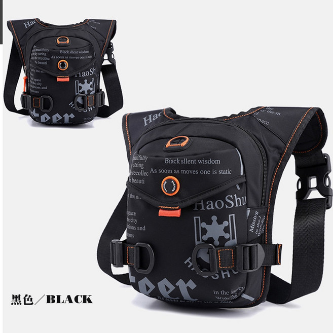 機能防水斜跨包, 黑色