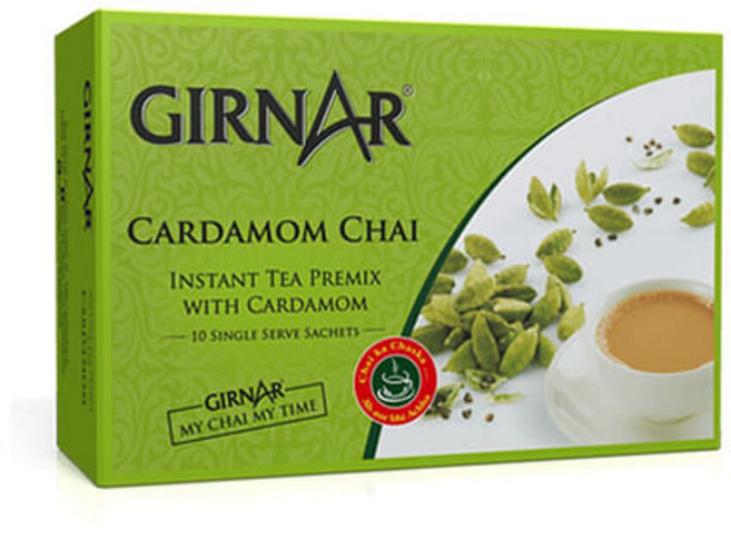 Girnar Cardamom Tea Premix (10 Sachets) 1 each, 1개