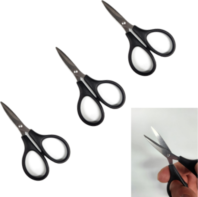 스켈 수공예/사무용 다용도 미니가위, 3개입