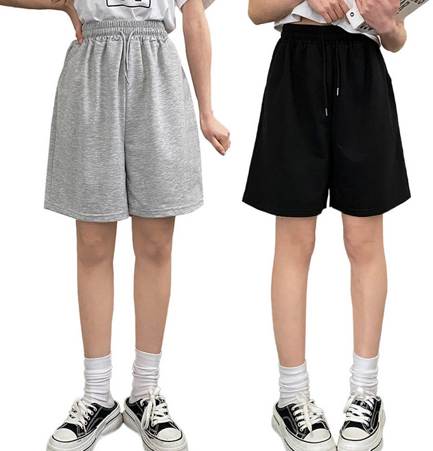 플로에 여성 밴딩 반바지 2종세트