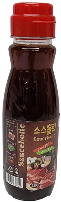 하람식품 소스홀릭 230g x 20개입 파절임 고기소스 고기먹을때 파채소스