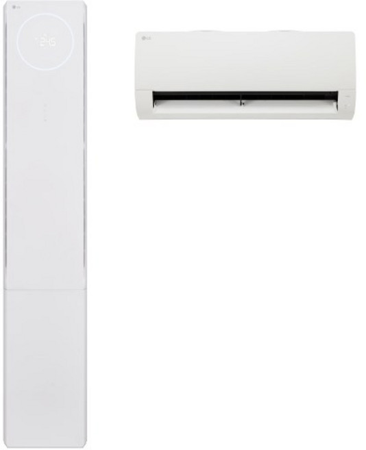 LG휘센 2IN1(투인원) 인버터 에어컨 22평+6평 FQ22FU2EA2 기본설치포함, 매립배관형