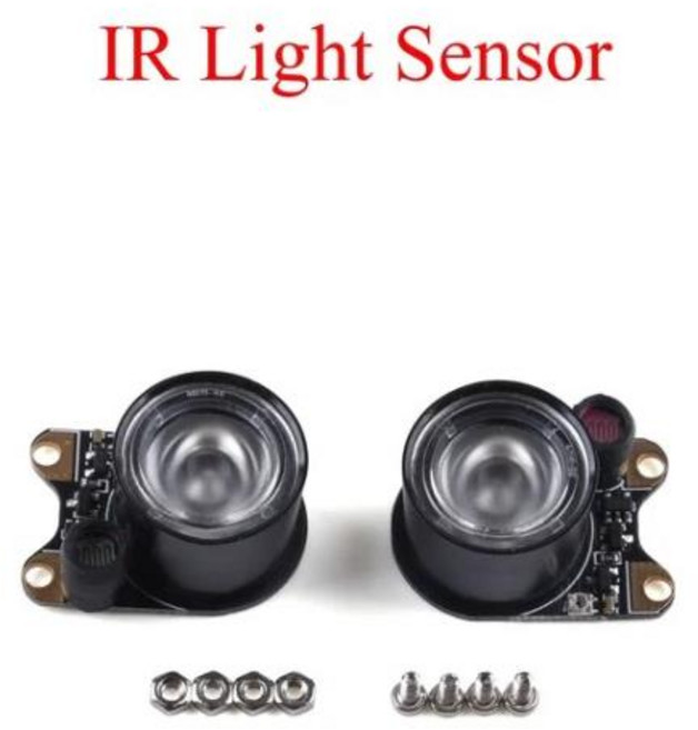 라즈베리 파이 데이 나이트 비전 카메라 모듈 센서 IR 라이트 포함 5 4B 3B ZeroW 65 75 130 5MP 웹캠, IR Light Sensor, 06 IR Light Sensor