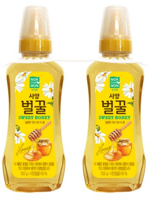 한개증정 녹차원 사양벌꿀 500g, 1개