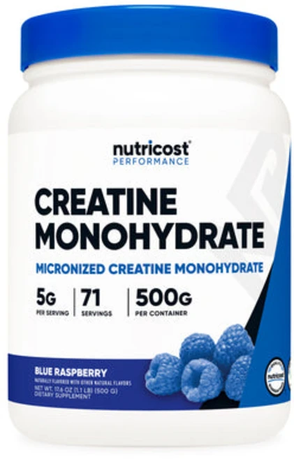Nutricost 마이크로나이즈드 크레아틴 모노하이드레이트, 1개, 500g - 쿠팡