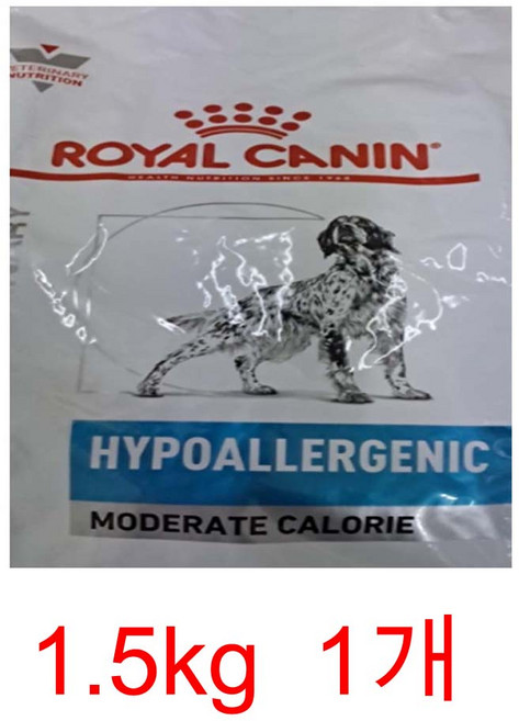 [로얄캐닌] 독 하이포알러제닉 모더레이트 칼로리 1.5kg, 1개, 닭