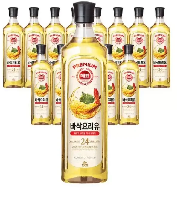사조해표 바삭요리유 900ml x12개, 1개