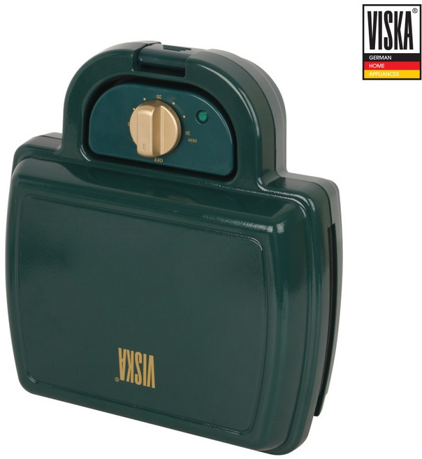 비스카 2in1 2구 와플 샌드위치 메이커 다크그린, VK-SM750WM