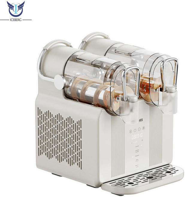 TRIPCOOL 雙缸冰沙機，觸冷摸飲雪泥機, 白色,220--240V, 1個