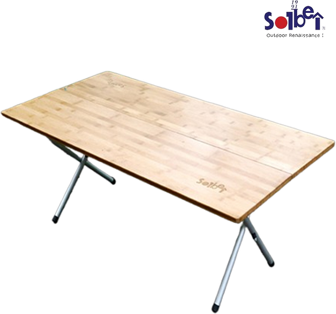 솔베이 원액션 우드 테이블롱 감성테이블 캠핑테이블 (대형)