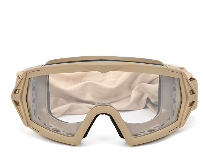 戰術護目鏡中東部隊用厚PC片, 1個, 如圖所示