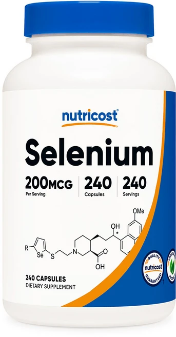 뉴트리코스트 셀레늄 200MCG 240캡슐 1병, 1개, 240정 - 쿠팡