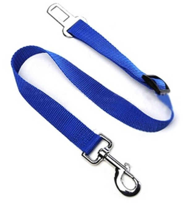 강아지 자동차 안전 벨트 스트랩 조절 가능한 스트랩이있는 새로운 통기성 메쉬 개 하네스 가죽 끈 좌석 안전 벨트가있는 애완 동물 하네스 개 가슴 스트랩, 푸른, 1개