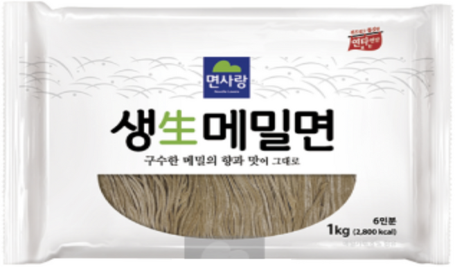 면사랑 생메밀면 1kg, 1, 1개