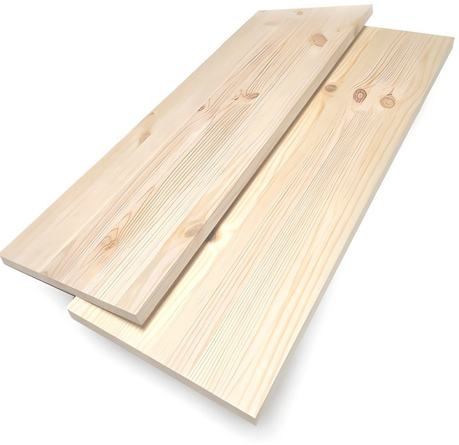 목재 원목 상판 선반 나무판 레드파인 집성목 합판, 15Tx150x400mm (엣지샌딩), 1개
