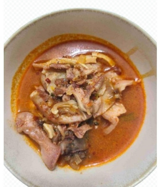 [강창구찹쌀진순대] 얼큰한국물에담긴진한풍미 찹쌀진순대국 냄비에그대로붓고끓이면완성 한끼식사 술안주 해장용, 1개, 600g