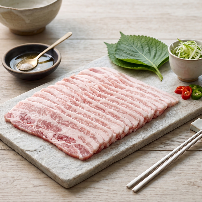 추억의 옛날 대패 삼겹살 구이용 간편조리, 1개, 500g