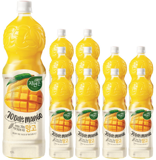 자연은 망고 주스, 1.5L, 11개