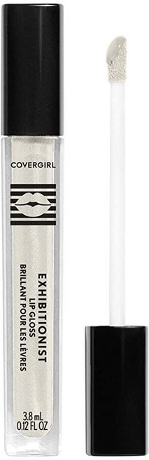 COVERGIRL Exhibitionist 립글로스 쇼트 체인지 하이글로시 크림 2.9ml(0.99액량 온스) 립글로스 샤이니 립글로스 핑크 립글로스 모이스처라이, GHOSTED