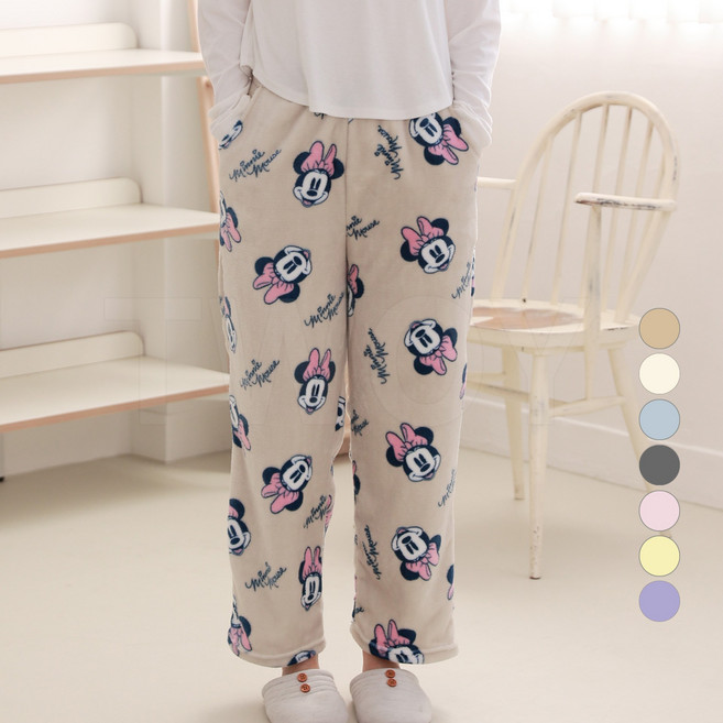 투와이 디즈니 남녀공용 밍크 수면바지 DE281