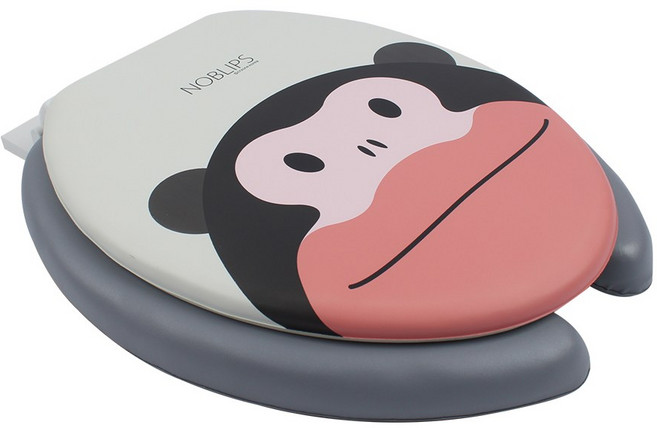 투투파파 노블립스 변기커버, 2.노블립스 얼큰 아이보리(중-U형), 1개