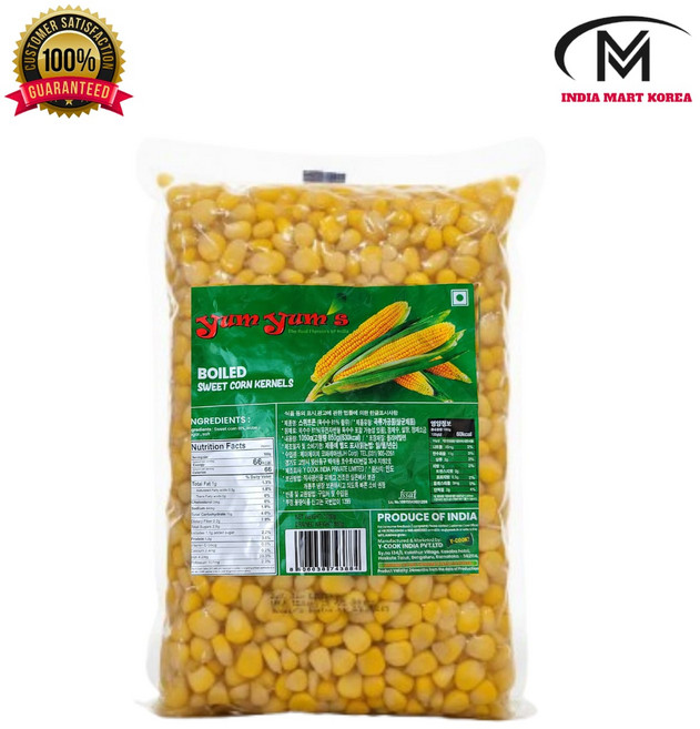yum yum's boiled sweet corn kernels 스위트콘, 1.05kg, 1개