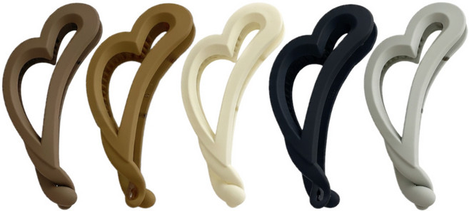 원더블 올림머리 헤어 집게핀 5종