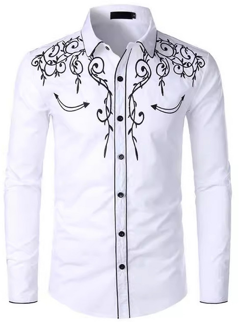 쌍천 남자 실크셔츠 선물 반짝이 무대 의상 공연복 트로트 남방