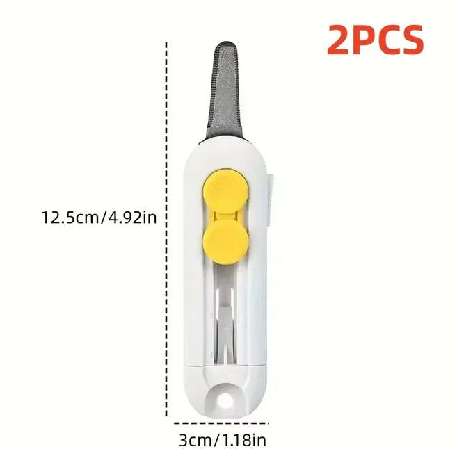 박스 커터 미니 마그네틱 패키지 개봉을 위한 안전 잠금 장치 카톤 오프너 면도기 가정용으로 적합, 05 2PCS
