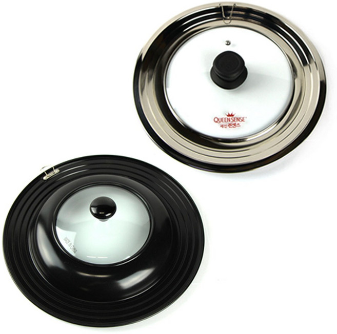 멀티커버 퀸센스 러브송 다용도 후라이팬덮개 뚜껑, ▶쇼핑맛집선택하기_행복한쇼핑되세요, 1개