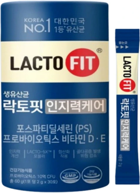락토핏 인지력 케어 30포 x 1, 2g, 1개 - 쿠팡