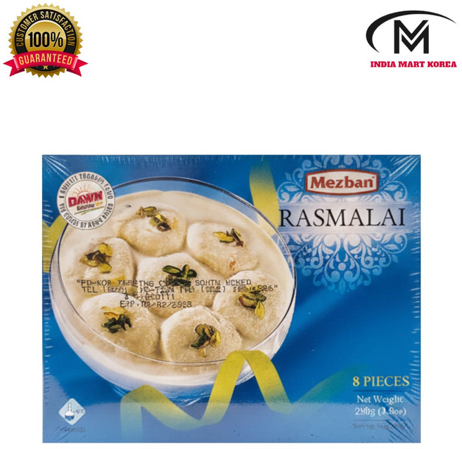 MEZBAN RASMALAI 라스말라이 INDIAN SWEET, 1개, 280g