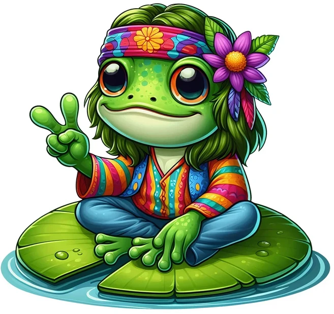 재미있는 히피 개구리 스티커 방수 홈 벽 데칼 욕실 캐비닛 문짝 변기 자동차 노트북에 사용, 02 28cm-Longest side, 03 MT529-B PVC