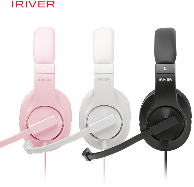 아이리버 유선 게임 게이밍 어린이 학습용 인강용 어학용 헤드셋 30, 화이트