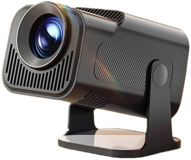 PYHO 빔 프로젝트 휴대용 스마트 프로젝터 4K 침실 거실 서재 사무실 회의실 호텔, HY320 mini