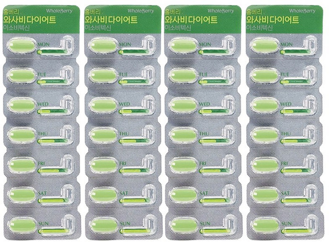 홀베리 와사비 다이어트 이소비텍신 800mgX28정, 1개, 22.4g