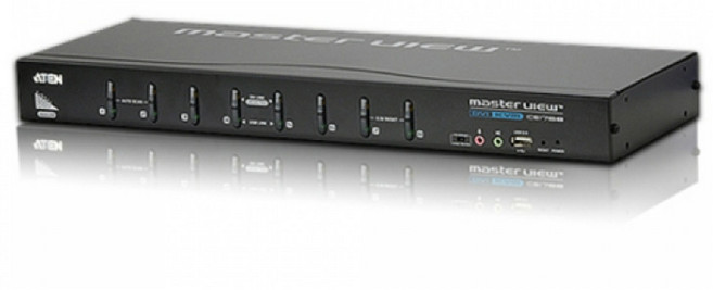 ATEN(에이텐) CS1768 8-포트 USB DVI/오디오 KVM 스위치