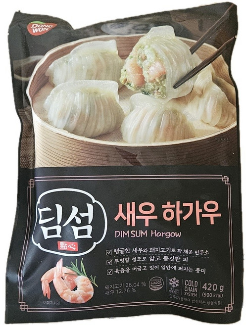 원하프딤섬새우하가우420g동원, 420g, 1개