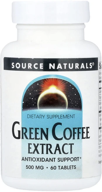 소스내추럴스 그린 커피 추출물 500 ㎎ 60정, 6병 - 쿠팡