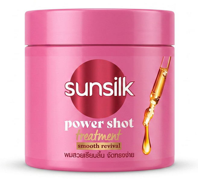 (태국직송) Sun Silk 썬실크 헤어트리트먼트 핑크 (smooth revival) 250ml, 3개