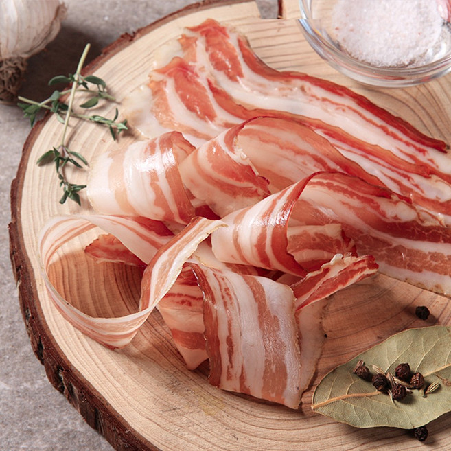 정통 이탈리아식 생햄 판체타 30g 샤퀴테리 (바로 섭취 가능), 1개