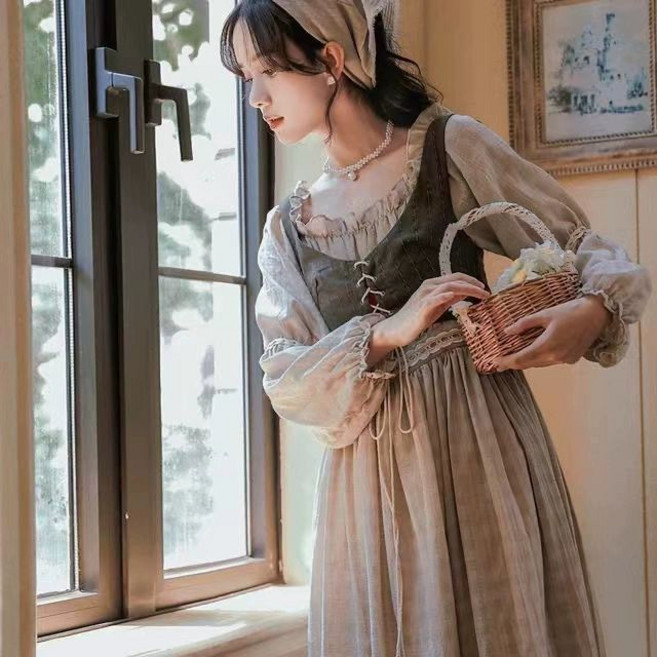 경성의복 개화기 의상 복고 레트로 졸업사진 드레스, 27