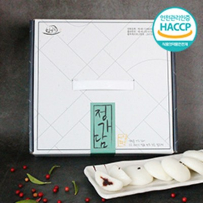 친환경팔도 [정가담본점] 우리쌀로 만든 방울 기정떡(무앙금) 박스당 50개, 1.3kg, 1박스