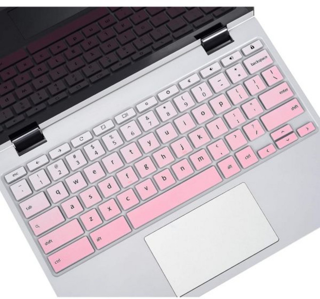 14인치 ASUS Chromebook CX1ASUS Flip C434 C434TA C433TAAS384T 2in1 노트북용 키보드 커버 C302C302CAC423C425TAC5, Gradual Pink, 1개